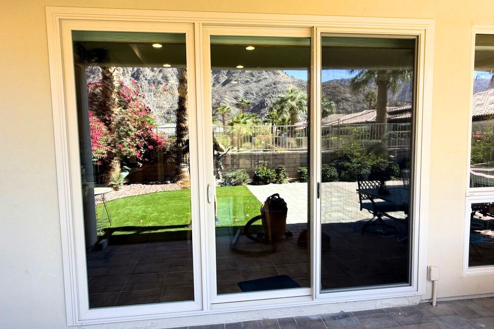 Sleek 3-Panel Sliding Glass Door Installation in Palm Springs, CA