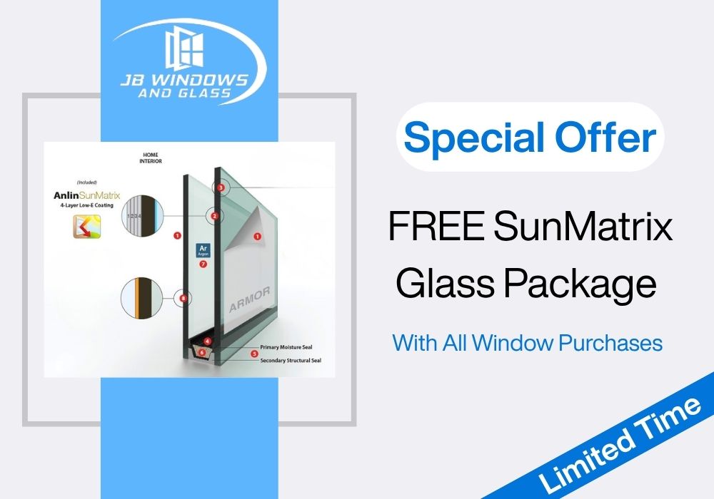 FREE SunMatrix Glass Package with all window purchases